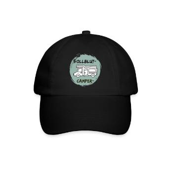 VollblutCamper-Wohnmobil - Baseballkappe - Schwarz/Schwarz - Vorne