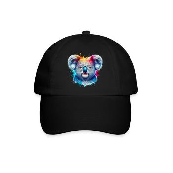 Koala - Baseballkappe - Schwarz/Schwarz - Vorne