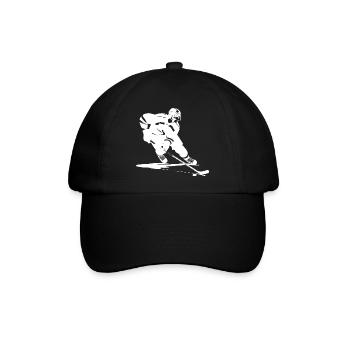 Eishockey Grafik - Baseballkappe - Schwarz/Schwarz - Vorne