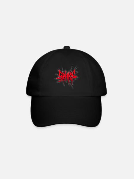 Sehks Rote Explosion - Baseballkappe - Schwarz/Schwarz