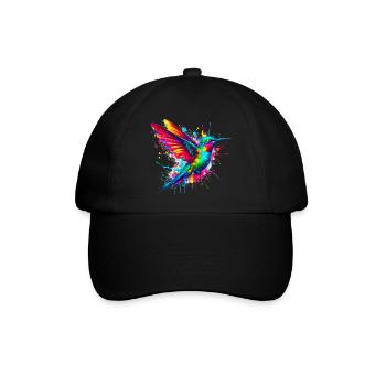 Kolibri - Baseballkappe - Schwarz/Schwarz - Vorne