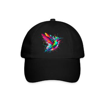 Kolibri - Baseballkappe - Schwarz/Schwarz - Vorne