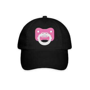 Tetine_rose - Baseballkappe - Schwarz/Schwarz - Vorne