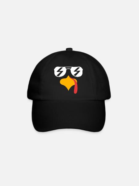 Papa Großvater Opa Thanksgiving Vater - Baseballkappe - Schwarz/Schwarz
