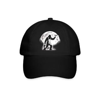 Bigfoot Maler und Lackierer - Baseballkappe - Schwarz/Schwarz - Vorne