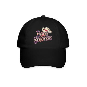Boot Scooters Western Rodeo - Baseballkappe - Schwarz/Schwarz - Vorne