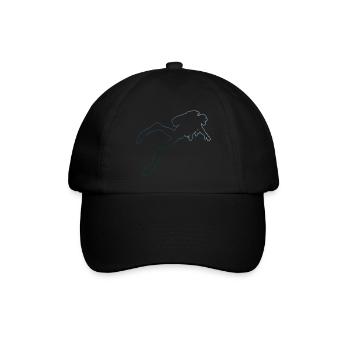Scuba Taucher Scuba Tauchen Scuba Diver - Baseballkappe - Schwarz/Schwarz - Vorne