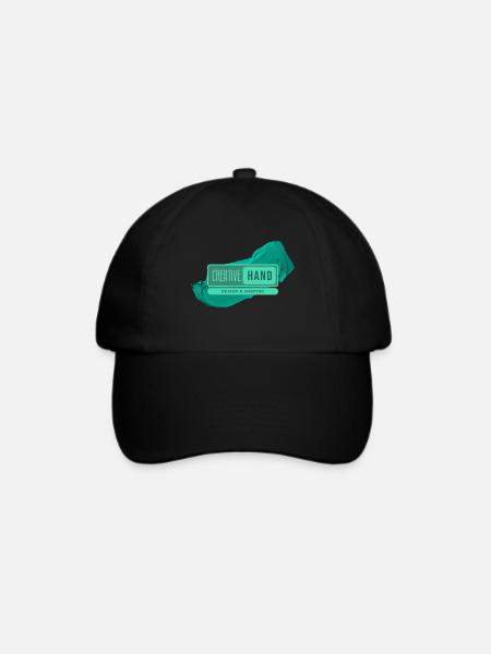 Farblogo - CreativeHand - Baseballkappe - Schwarz/Schwarz