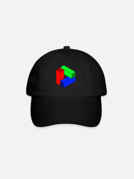 Illusion - Baseballkappe - Schwarz/Schwarz