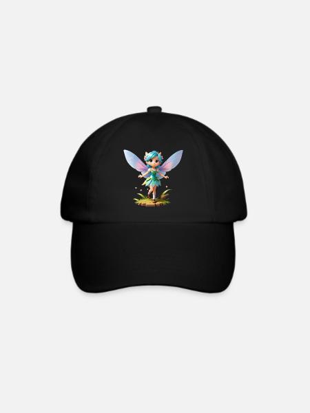 Fee 3D - Baseballkappe - Schwarz/Schwarz