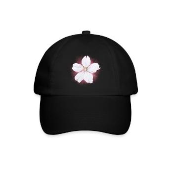 Ibiza Mandelblüte - Sonja Ariel von Staden - Baseballkappe - Schwarz/Schwarz - Vorne