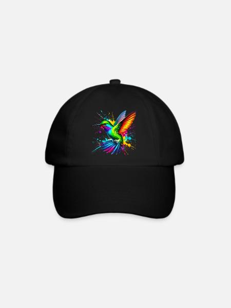 Kolibri - Baseballkappe - Schwarz/Schwarz
