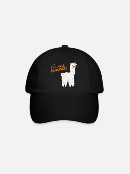 Flauschi-flausch - Baseballkappe - Schwarz/Schwarz