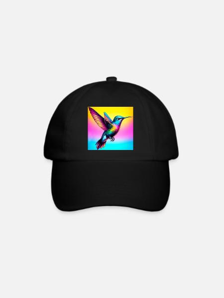 Kolibri - Baseballkappe - Schwarz/Schwarz