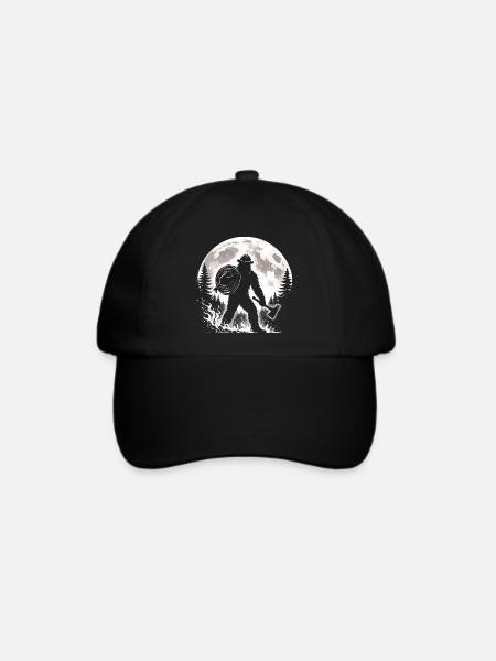 Bigfoot Feuerwehrmann - Baseballkappe - Schwarz/Schwarz