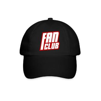 Fan Club - Baseballkappe - Schwarz/Schwarz - Vorne