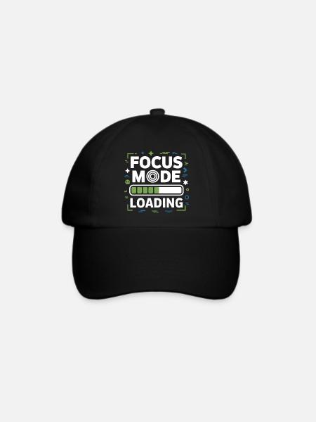 Focus Mode Loading ADHS Chaos - Baseballkappe - Schwarz/Schwarz