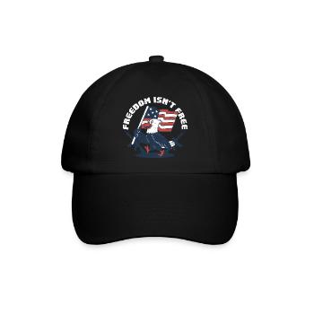 Veterans Day Für Republikaner - Baseballkappe - Schwarz/Schwarz - Vorne