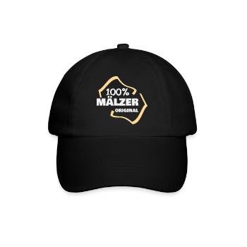 Arbeit Maelzer - Baseballkappe - Schwarz/Schwarz - Vorne