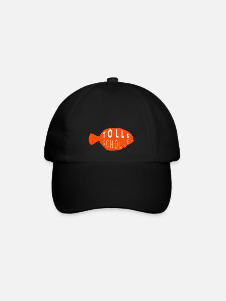 tolle scholle - Baseballkappe - Schwarz/Schwarz