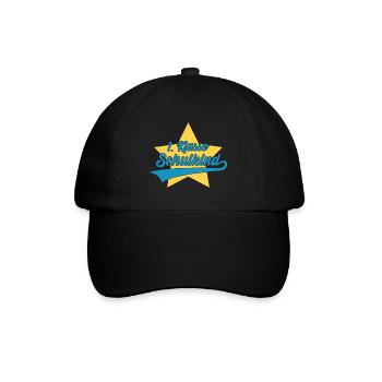 EINSCHULUNG 1. KLASSE SCHULKIND - Baseballkappe - Schwarz/Schwarz - Vorne