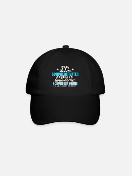 Schwiegervater - Baseballkappe - Schwarz/Schwarz