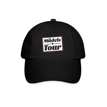 Mädels Tour - Baseballkappe - Schwarz/Schwarz - Vorne