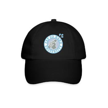 FAP SO HARD UNIVERSITY - Baseballkappe - Schwarz/Schwarz - Vorne