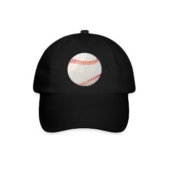 Baseball Ball Handschuh Spieler Amerika Geschenk - Baseballkappe - Schwarz/Schwarz - Vorne