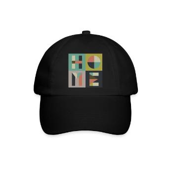 home - Baseballkappe - Schwarz/Schwarz - Vorne