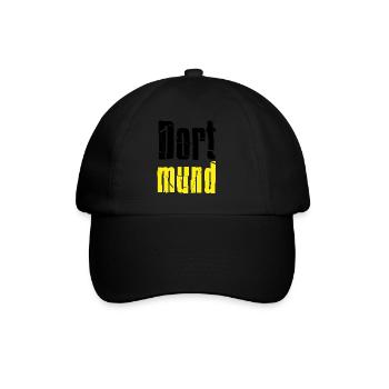 Dortmund - Baseballkappe - Schwarz/Schwarz - Vorne