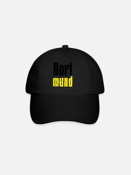 Dortmund - Baseballkappe - Schwarz/Schwarz