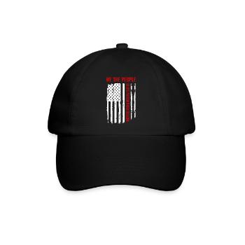 We The People Si Vis Pacem Para Bellum T-shirt - Baseballkappe - Schwarz/Schwarz - Vorne