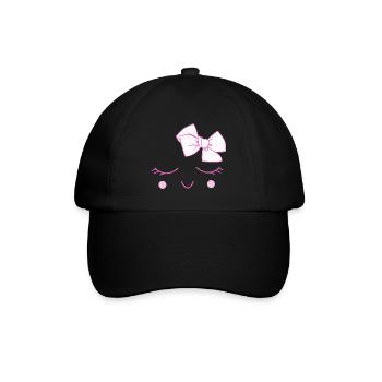 Kinder - Baseballkappe - Schwarz/Schwarz - Vorne