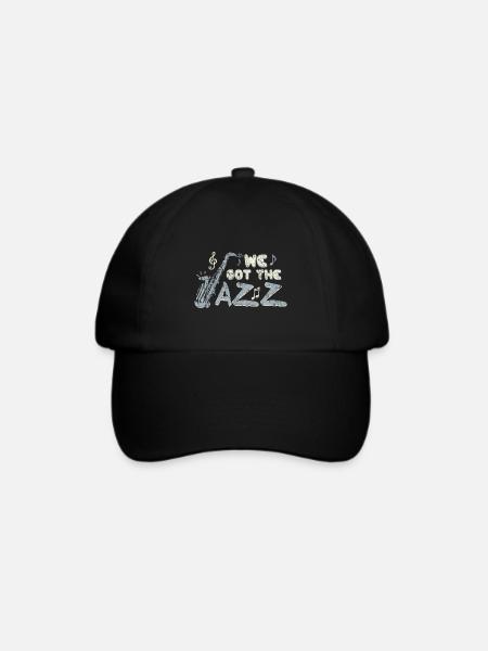 Musik - Baseballkappe - Schwarz/Schwarz