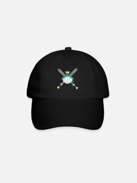 Fisch - Baseballkappe - Schwarz/Schwarz