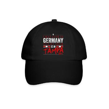 Tampa Bay Football Fans Germany - Baseballkappe - Schwarz/Schwarz - Vorne