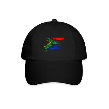africa F - Baseballkappe - Schwarz/Schwarz - Vorne