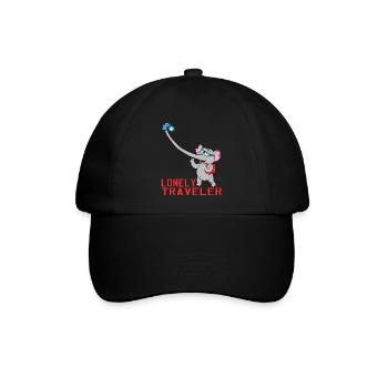 Solo? Allein? Reisender Ein schönes reisendes - Baseballkappe - Schwarz/Schwarz - Vorne