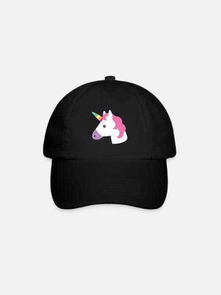 Unicorn - Baseballkappe - Schwarz/Schwarz