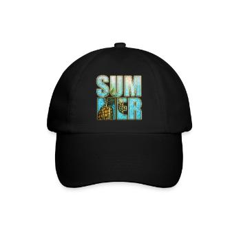 Summer - Baseballkappe - Schwarz/Schwarz - Vorne
