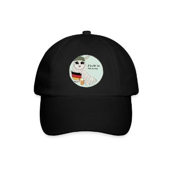 Made in Germany - Baseballkappe - Schwarz/Schwarz - Vorne