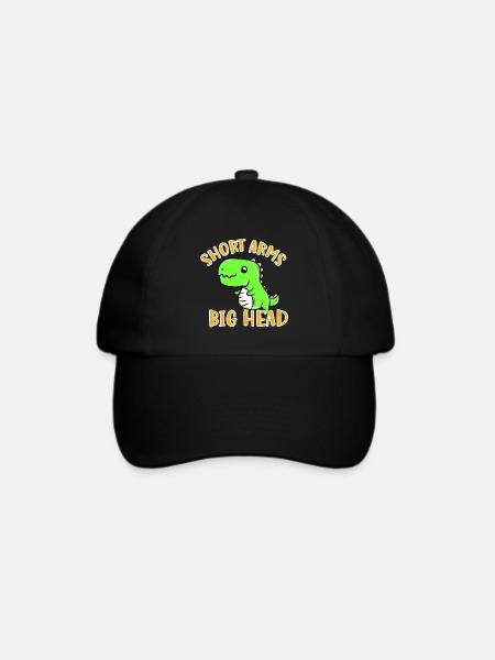 T-Rex - Baseballkappe - Schwarz/Schwarz