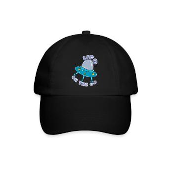 Ufo - Baseballkappe - Schwarz/Schwarz - Vorne