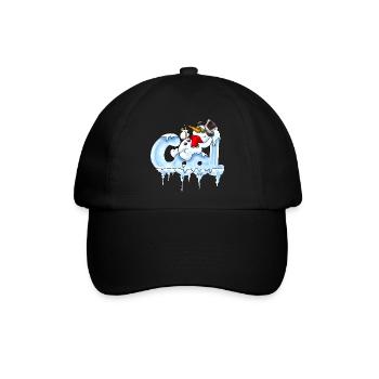 cool - Baseballkappe - Schwarz/Schwarz - Vorne