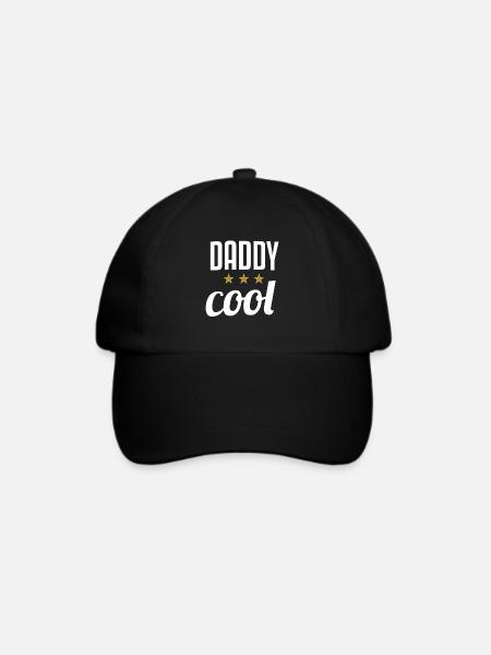 DADDY COOL - Baseballkappe - Schwarz/Schwarz