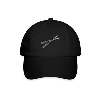 Billard Billardkugeln - Baseballkappe - Schwarz/Schwarz - Vorne