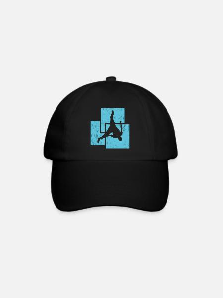 Parkour - Baseballkappe - Schwarz/Schwarz