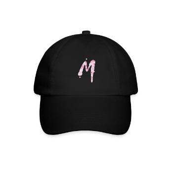 m - Baseballkappe - Schwarz/Schwarz - Vorne