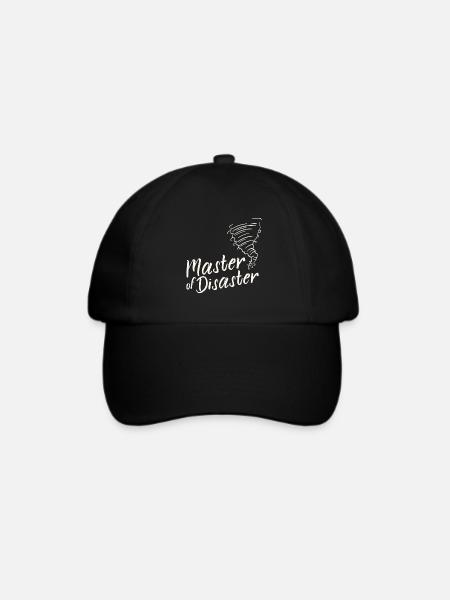 Master of Disaster - Baseballkappe - Schwarz/Schwarz